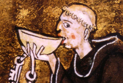 Moine caviste selon Aldebrandin de Sienne en 1256
